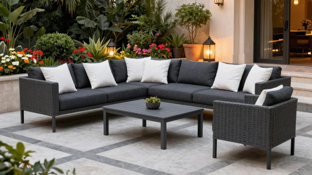 10 Dark Grey Patio Furniture Ideas Sophisticated