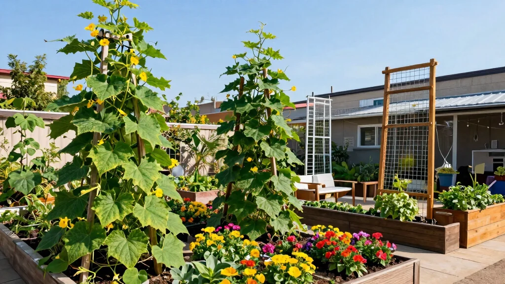 12 Cucumber Trellis Ideas for Vertical Vines